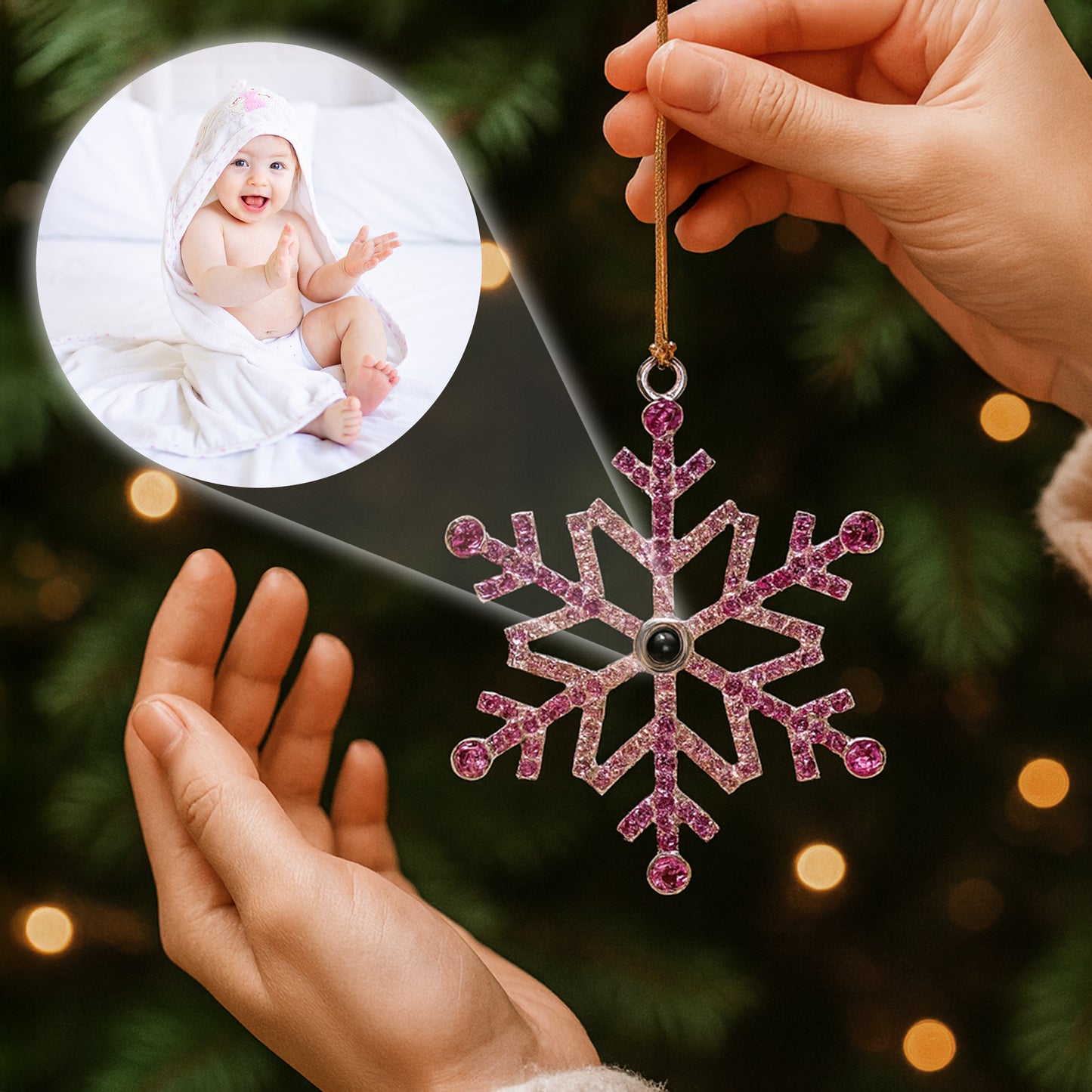 Capture Precious Moments With Cherished Photo Snowflake