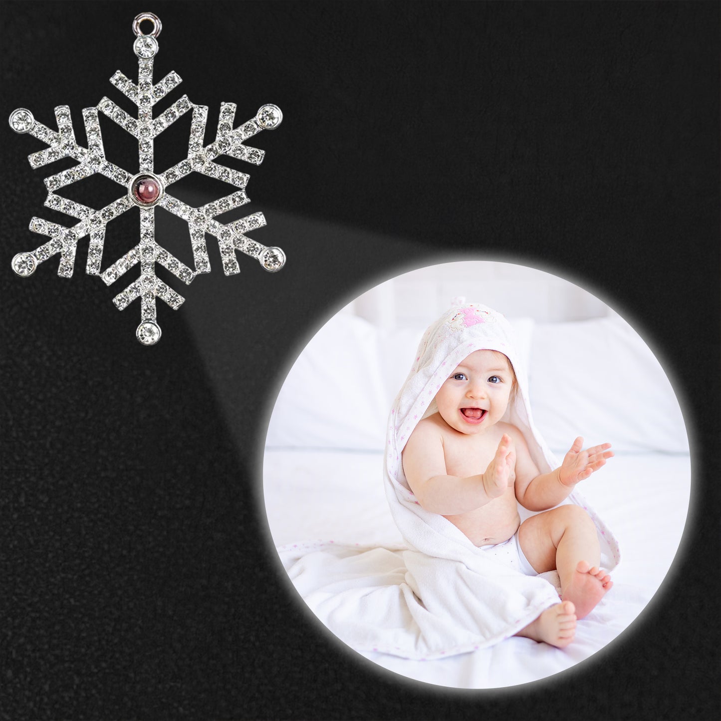 Capture Precious Moments With Cherished Photo Snowflake