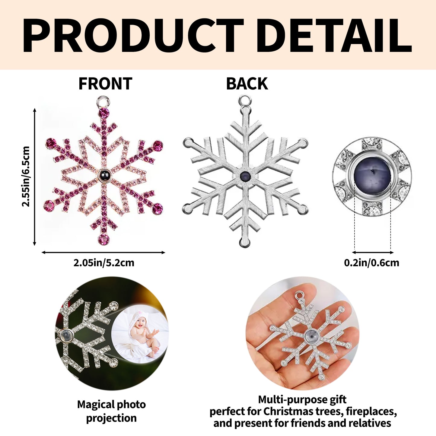 Capture Precious Moments With Cherished Photo Snowflake