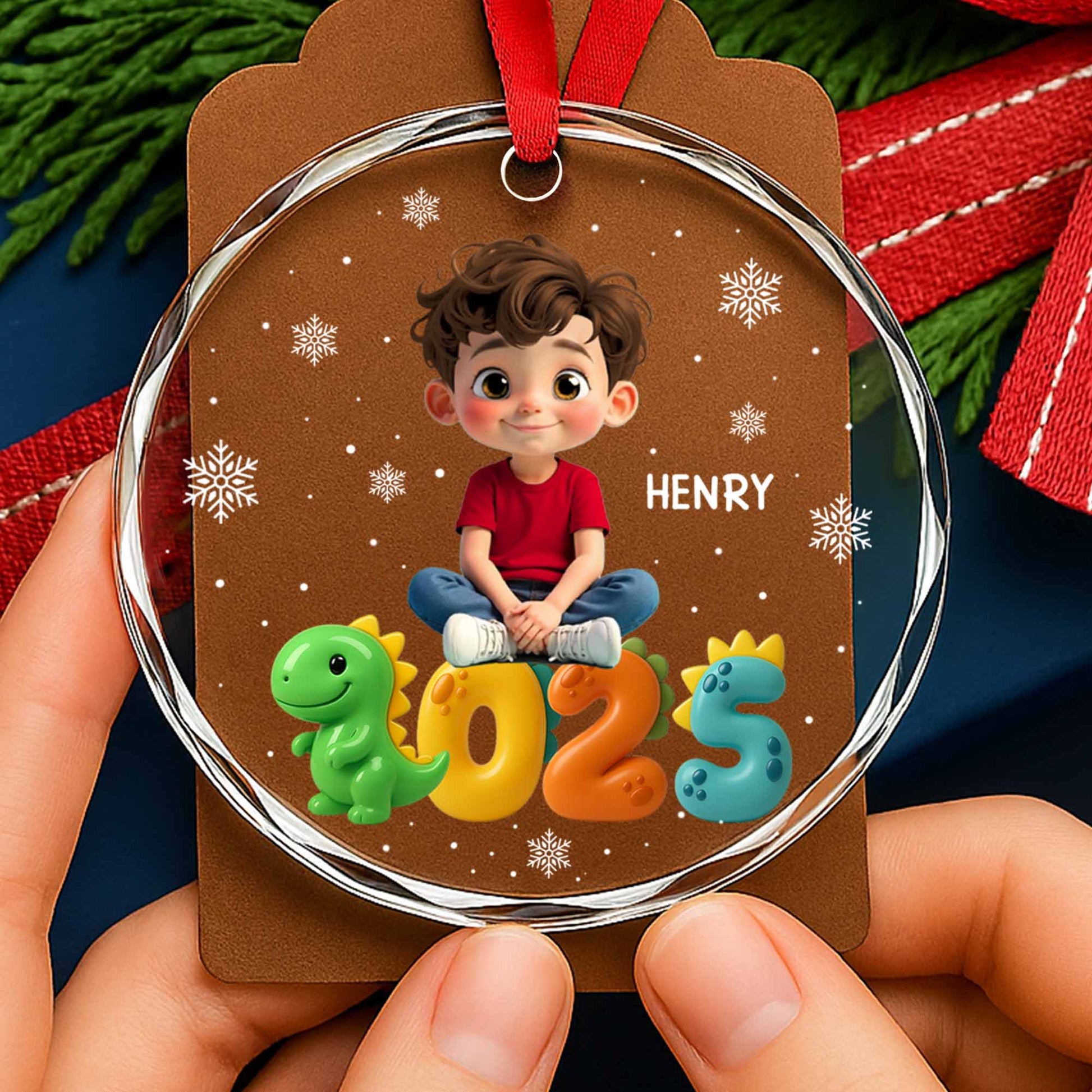 Playful Child And Colorful Numbers Holiday Season