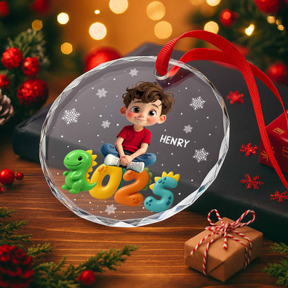 Playful Child And Colorful Numbers Holiday Season