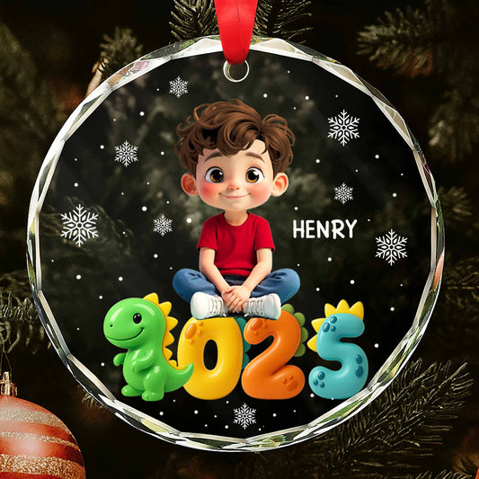 Playful Child And Colorful Numbers Holiday Season