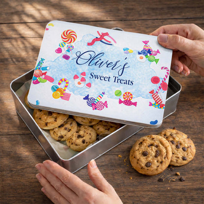 Sweet Treats With Colorful Candies And Lollipops