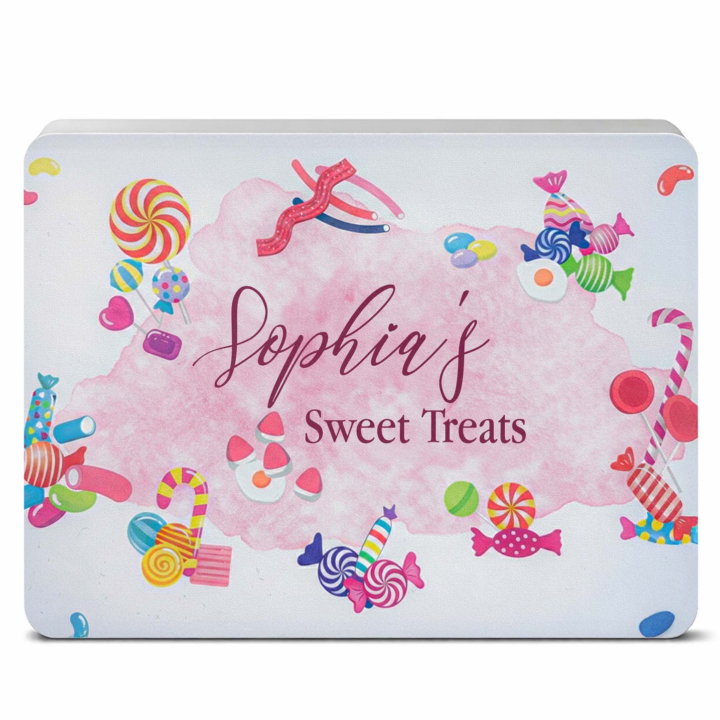 Sweet Treats With Colorful Candies And Lollipops