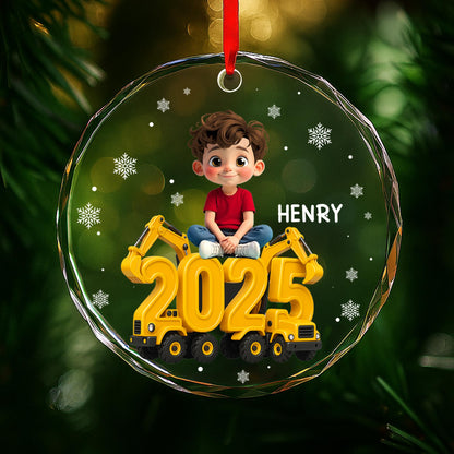 Playful Boy And His Favorite Toy Truck