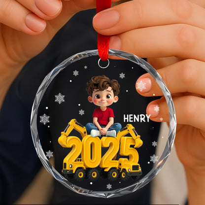 Playful Boy And His Favorite Toy Truck