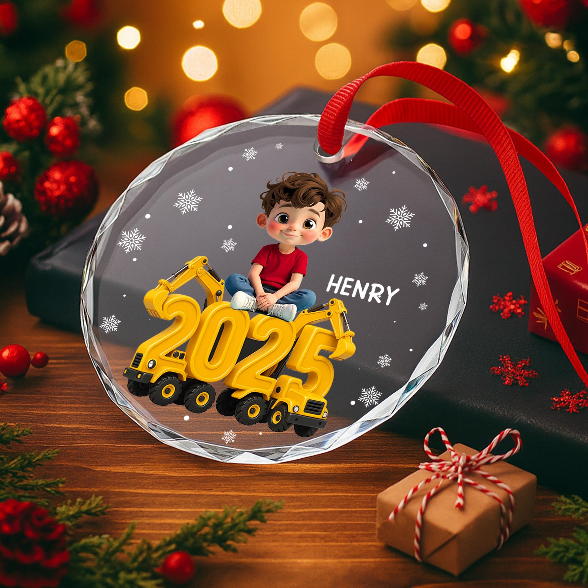 Playful Boy And His Favorite Toy Truck