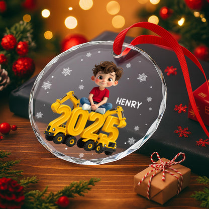 Playful Boy And His Favorite Toy Truck