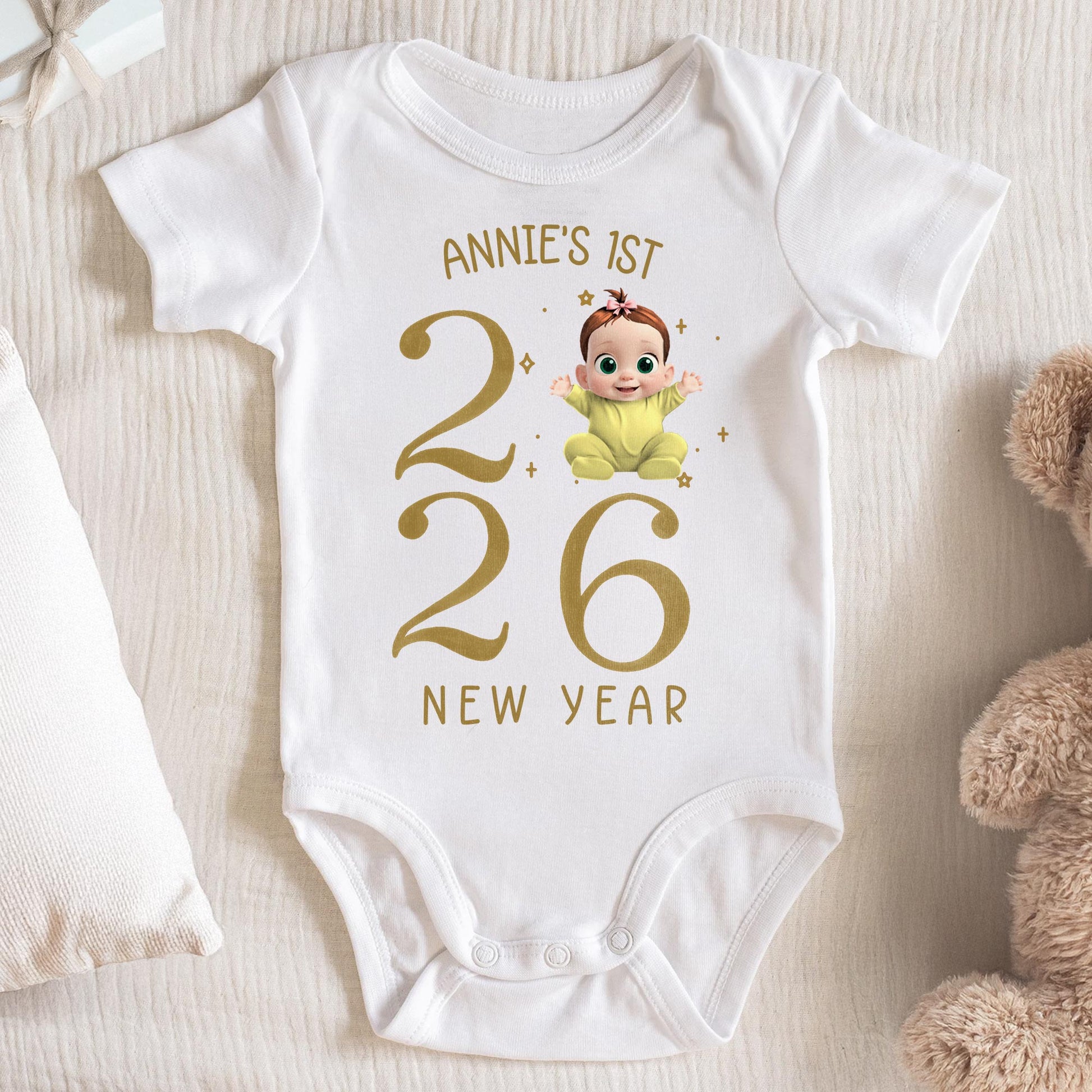 Celebrate Baby's New Year With Cute Baby Design