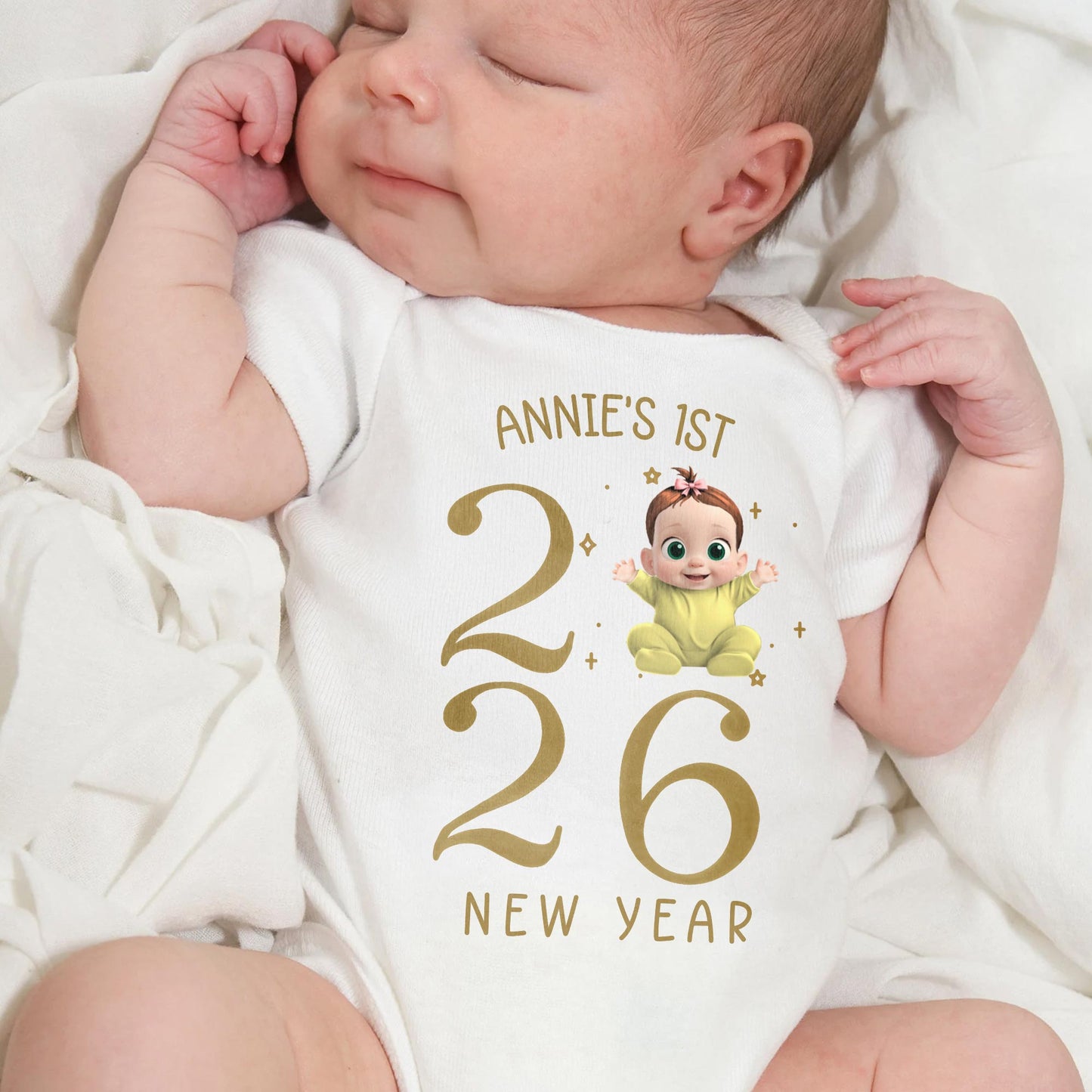 Celebrate Baby's New Year With Cute Baby Design