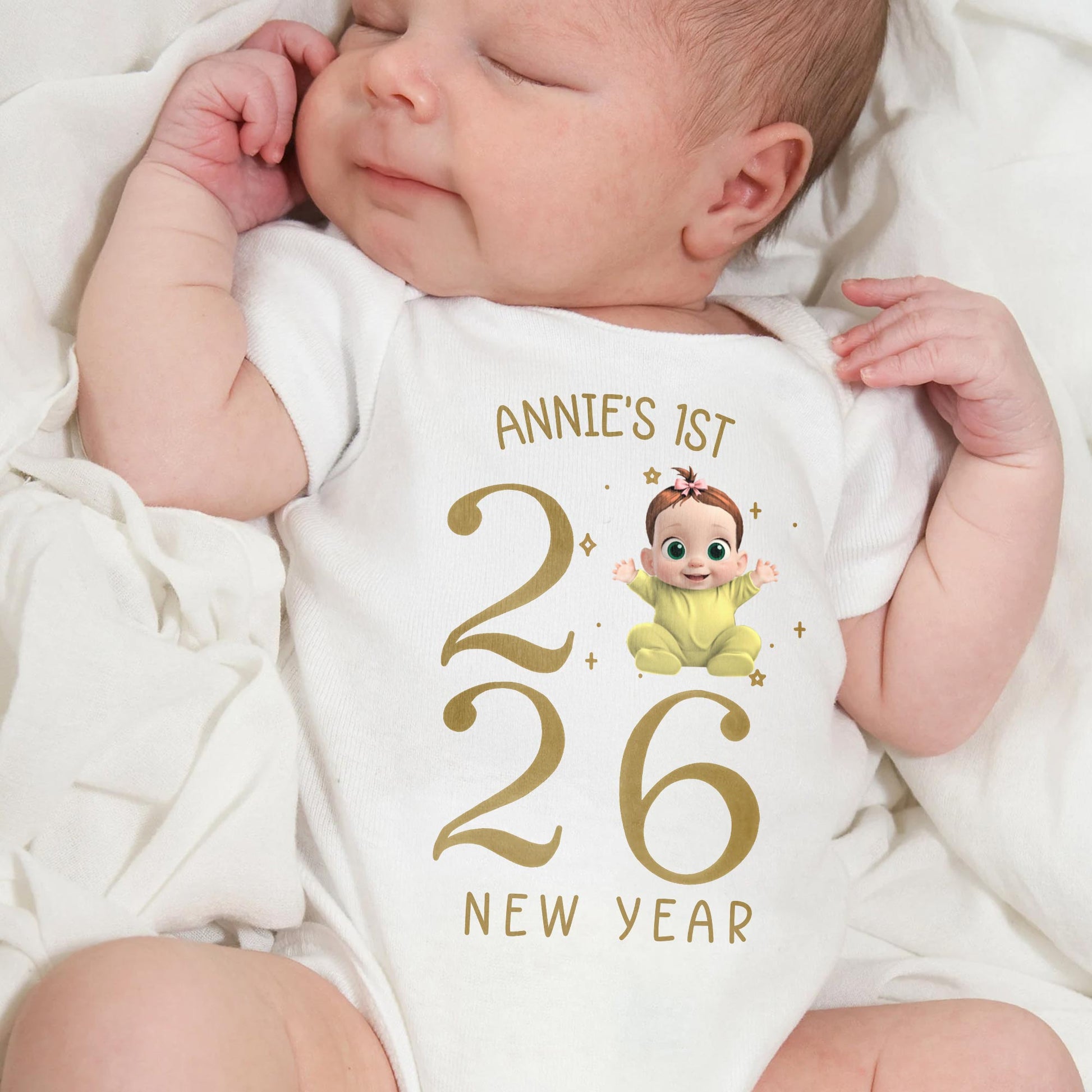 Celebrate Baby's New Year With Cute Baby Design