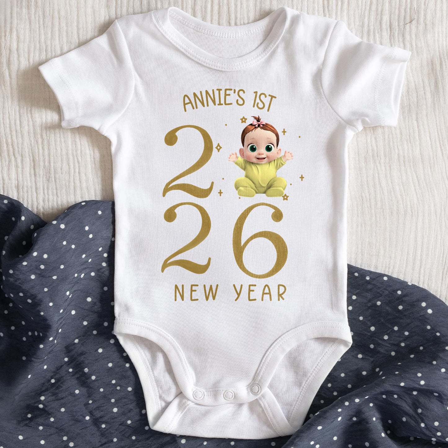 Celebrate Baby's New Year With Cute Baby Design
