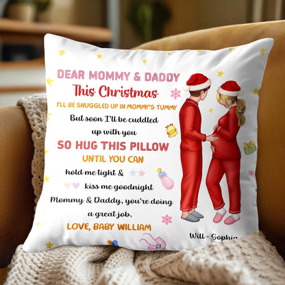 Dear Mommy & Daddy This Christmas, Pregnant Couple With Stars