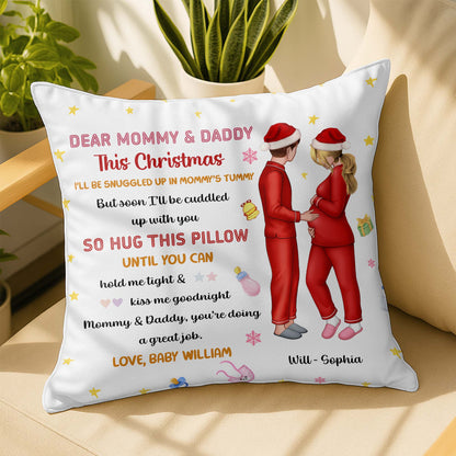 Dear Mommy & Daddy This Christmas, Pregnant Couple With Stars