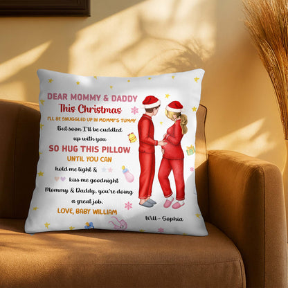 Dear Mommy & Daddy This Christmas, Pregnant Couple With Stars