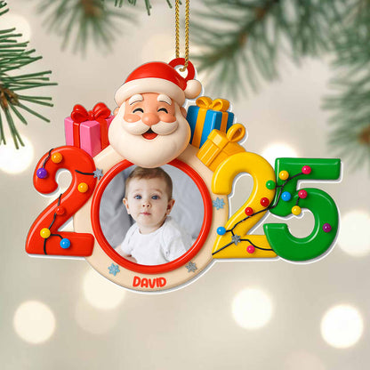 Capture Special Moments With Jolly Santa And Vibrant Year Design