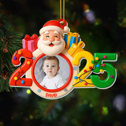 Capture Special Moments With Jolly Santa And Vibrant Year Design