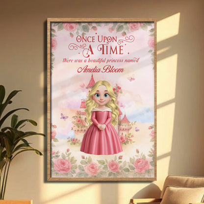 Once Upon A Time, Beautiful Princess And Roses