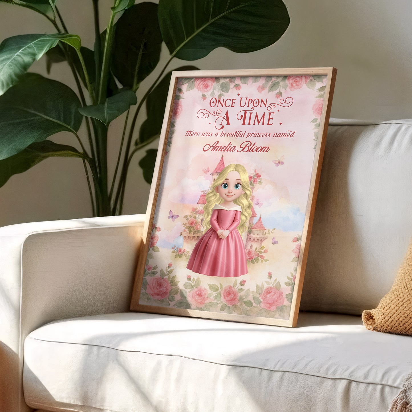 Once Upon A Time, Beautiful Princess And Roses