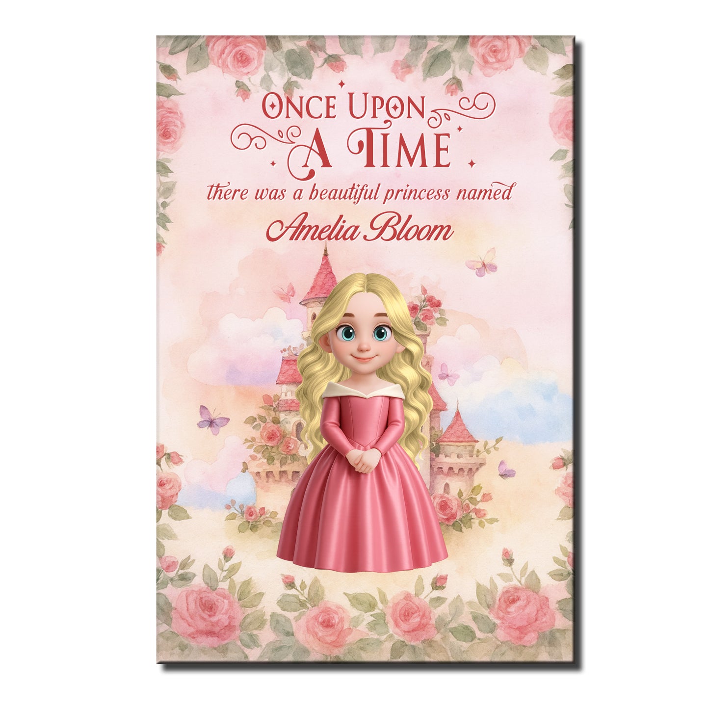 Once Upon A Time, Beautiful Princess And Roses