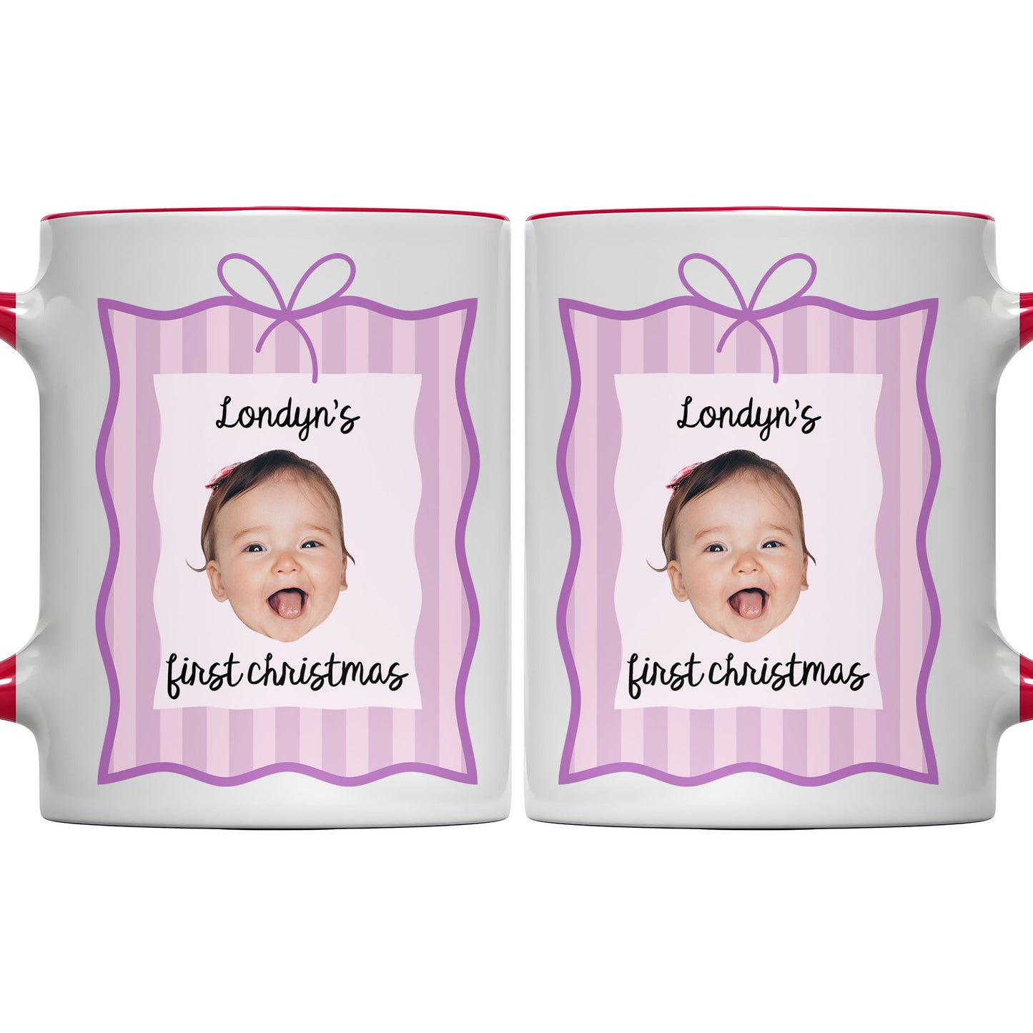 First Christmas, Baby With Christmas Hat