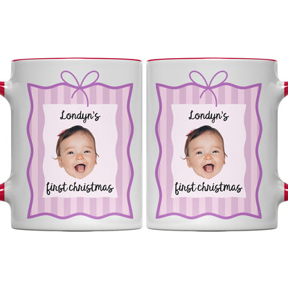 First Christmas, Baby With Christmas Hat