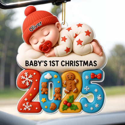 Baby's 1st Christmas With Charming Holiday Elements