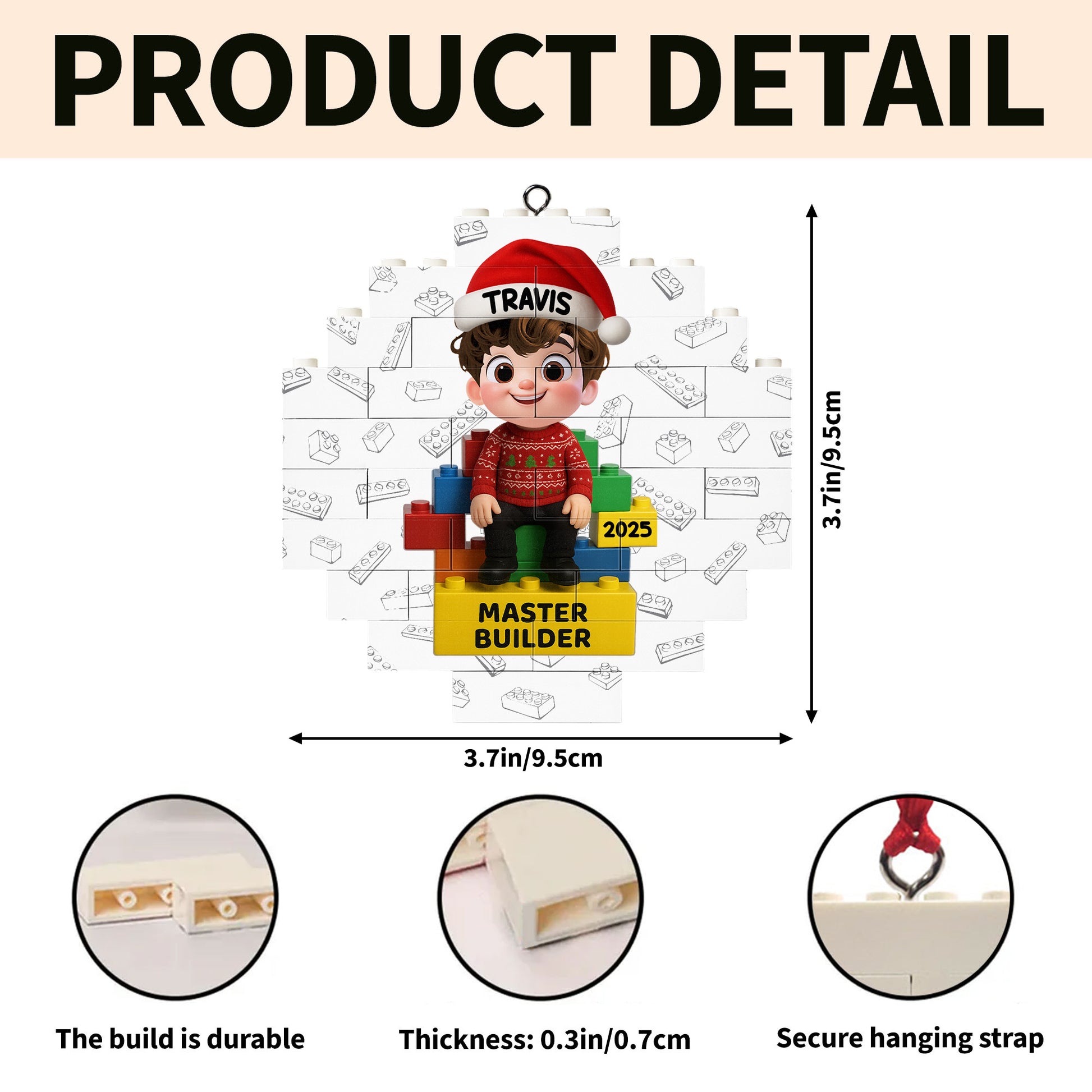 Master Builder With Lego Blocks