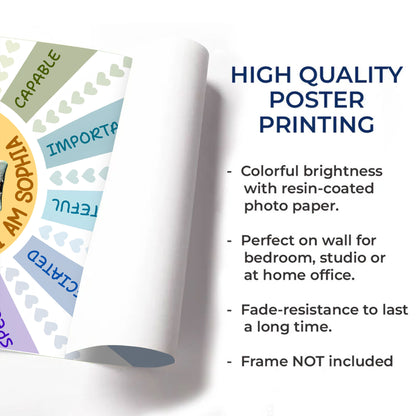 I Am Special And Loved, Cartoon Girl Inspirational