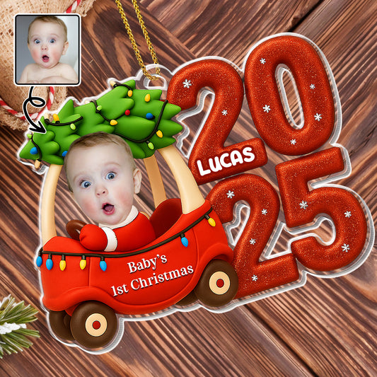 Baby's 1st Christmas, Sleigh And Lights