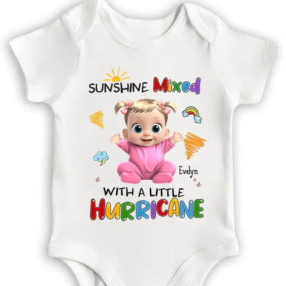 Sunshine Mixed With A Little Hurricane Baby Design