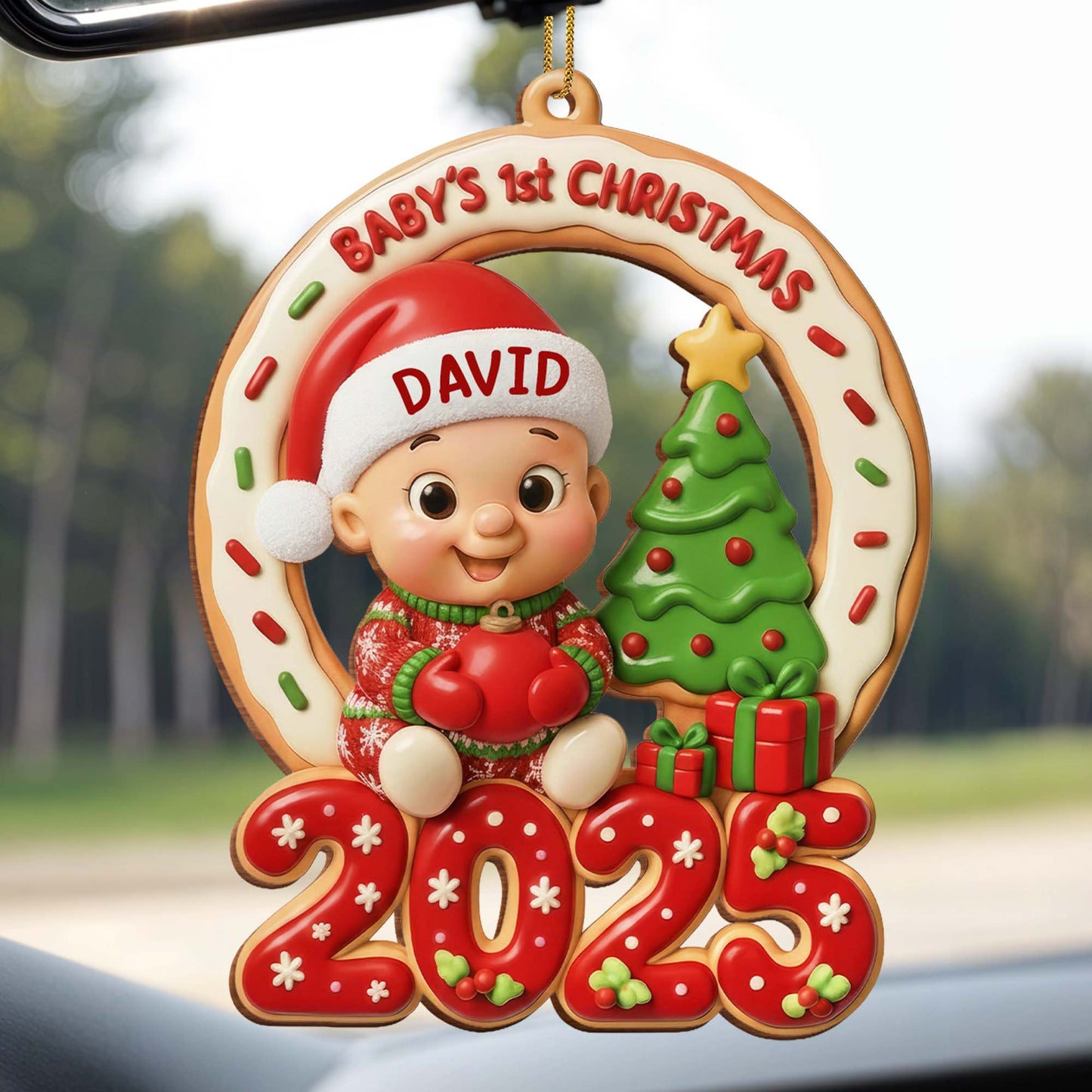 Baby's 1st Christmas With Baby and Christmas Tree