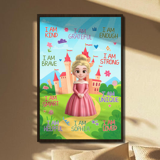 I Am Kind, Princess And Castle Inspired Poster