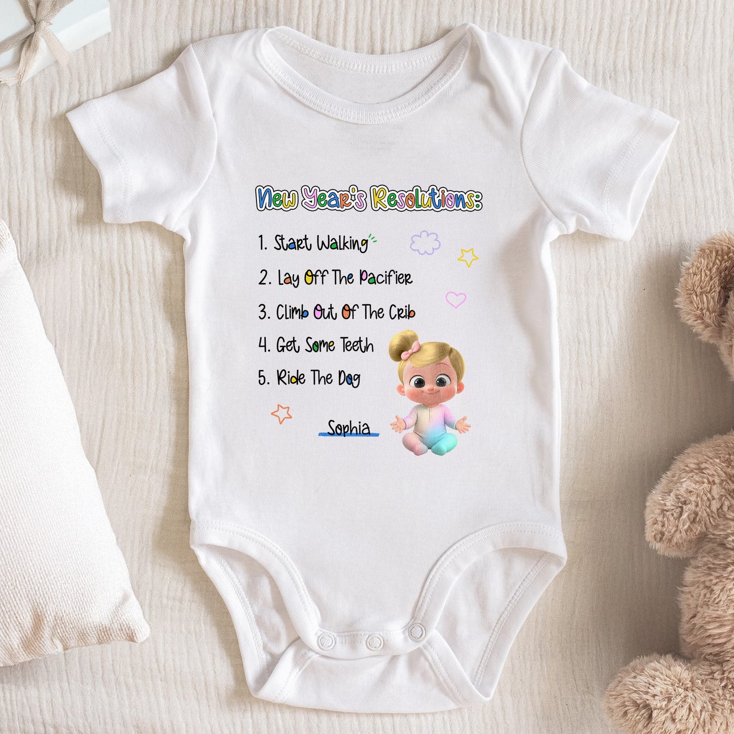 New Year's Resolutions: Start Walking And More, Baby Doll