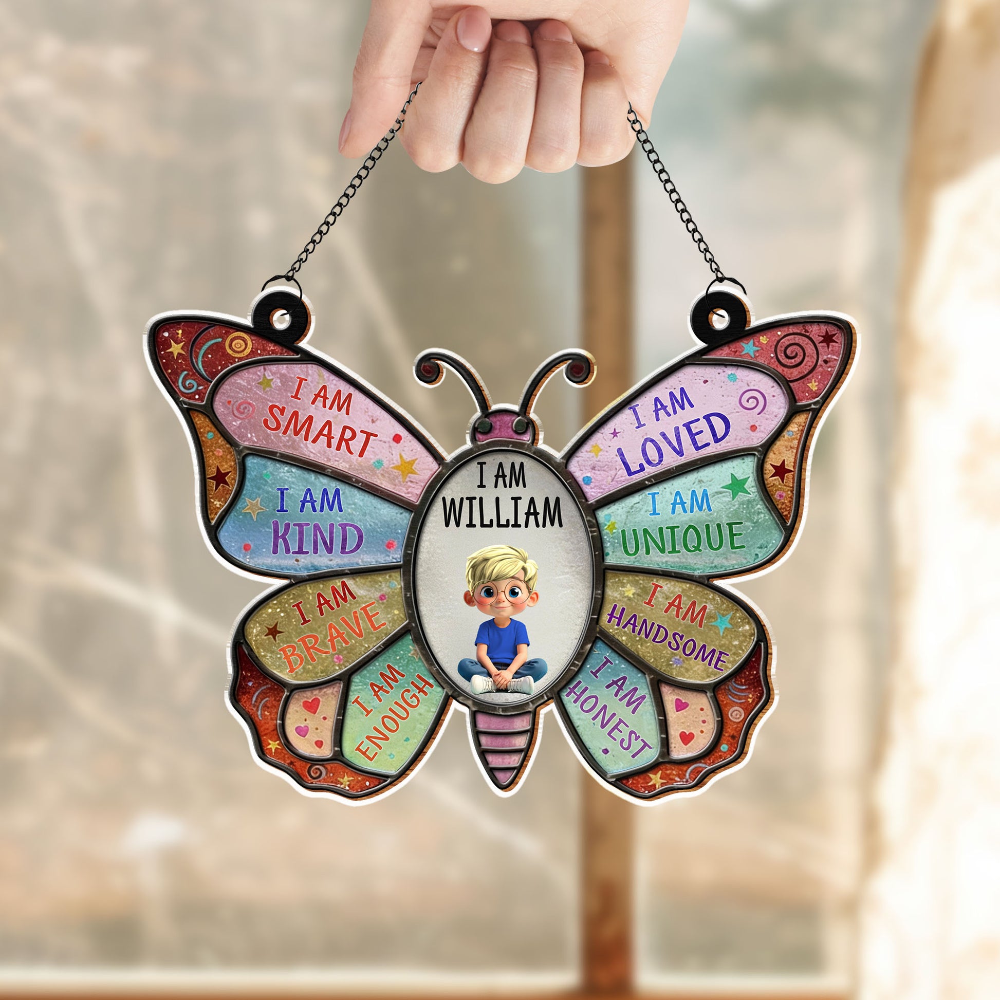 I Am Smart, I Am Kind, Positive Affirmations Butterfly