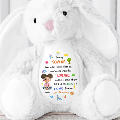 To My Sophia, Love And Pride Bunny With Hearts And Stars
