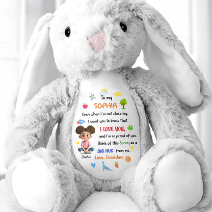 To My Sophia, Love And Pride Bunny With Hearts And Stars