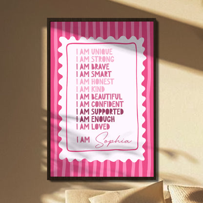 I Am Unique, I Am Strong, Personal Empowerment and Affirmation