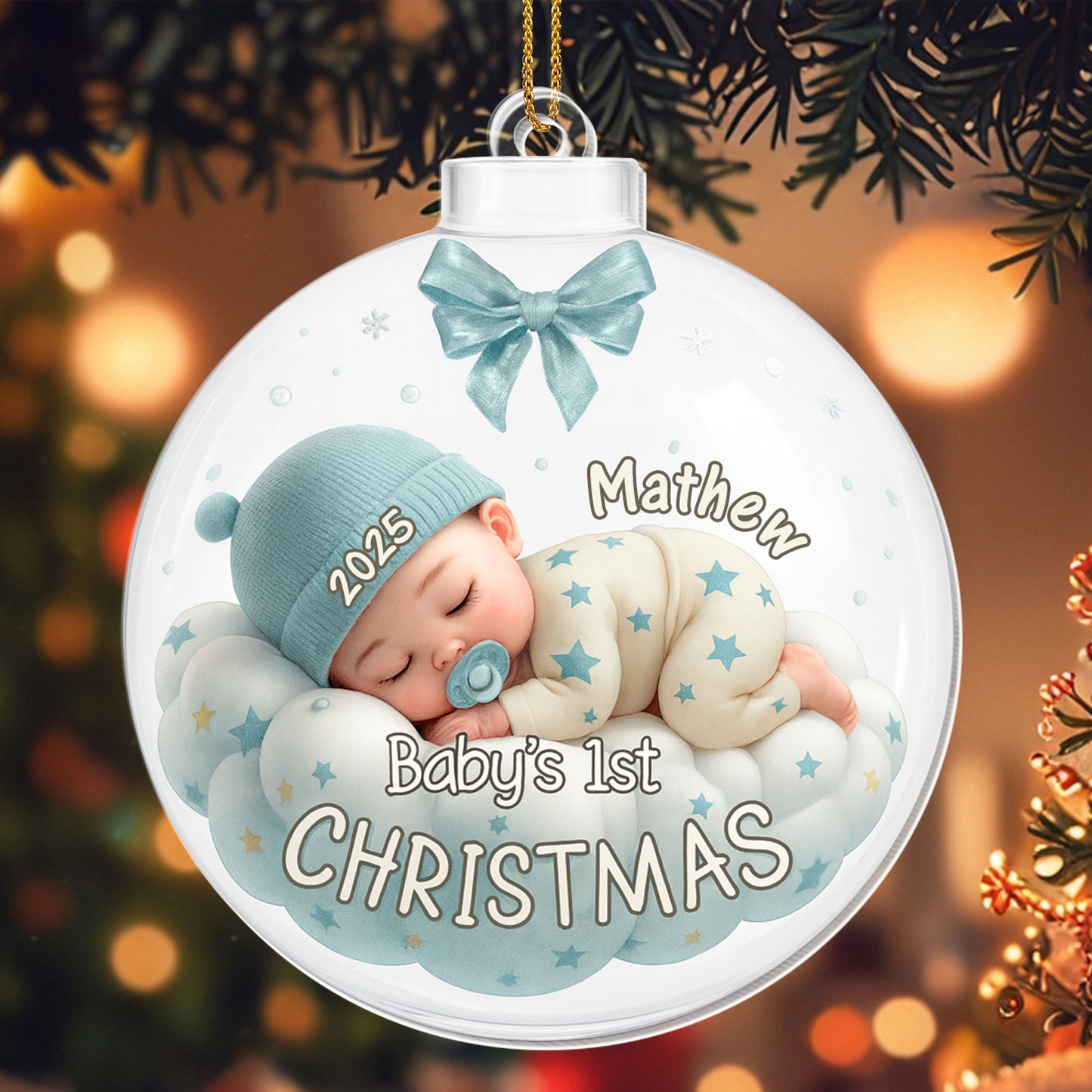Baby's 1st Christmas Stars And Dreams