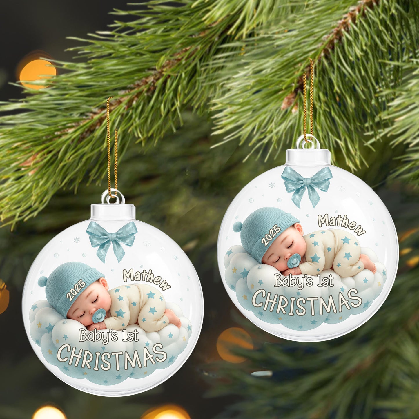 Baby's 1st Christmas Stars And Dreams