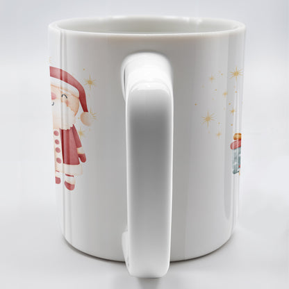 Celebrate The Joy Of The Holiday Season With Santa And Christmas Tree