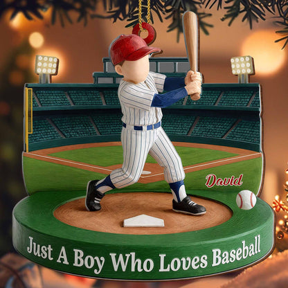 Just A Boy Who Loves Baseball And Sports