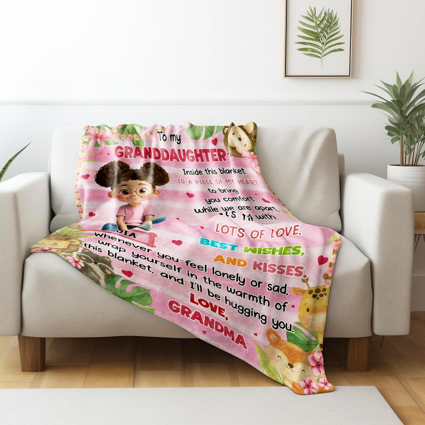 To My Granddaughter, Love And Comfort From Grandma