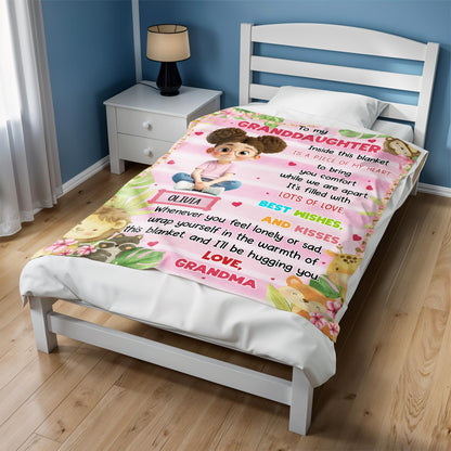 To My Granddaughter, Love And Comfort From Grandma