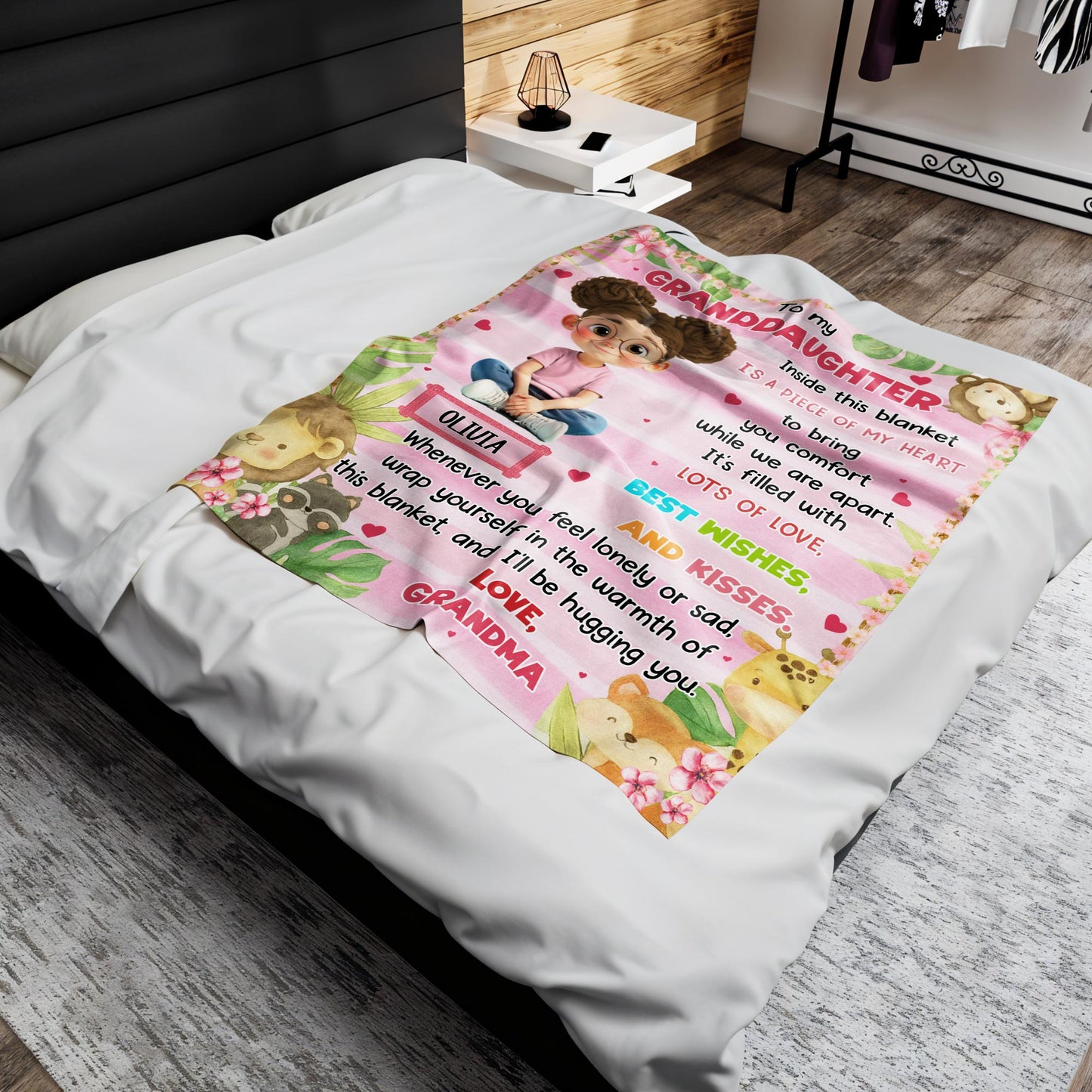 To My Granddaughter, Love And Comfort From Grandma