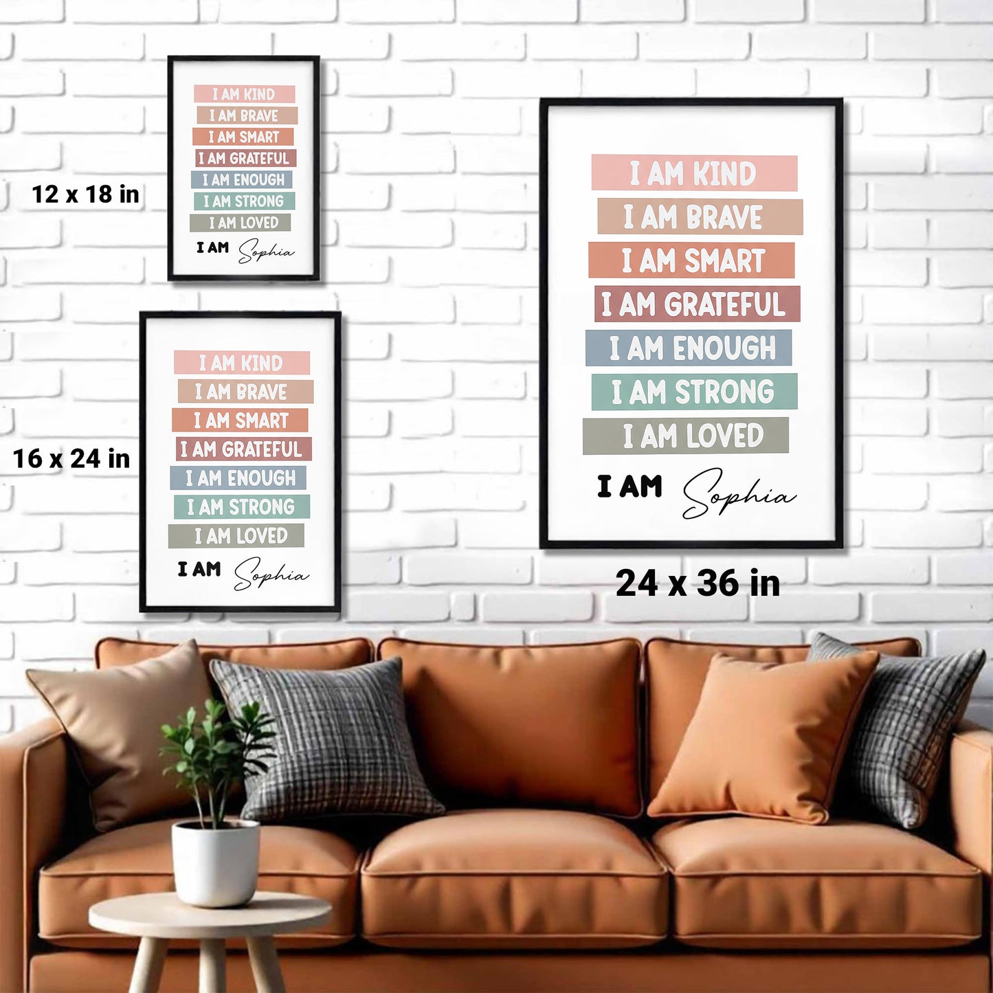 I Am Kind, Brave, Smart, Grateful, Enough, Strong, Loved