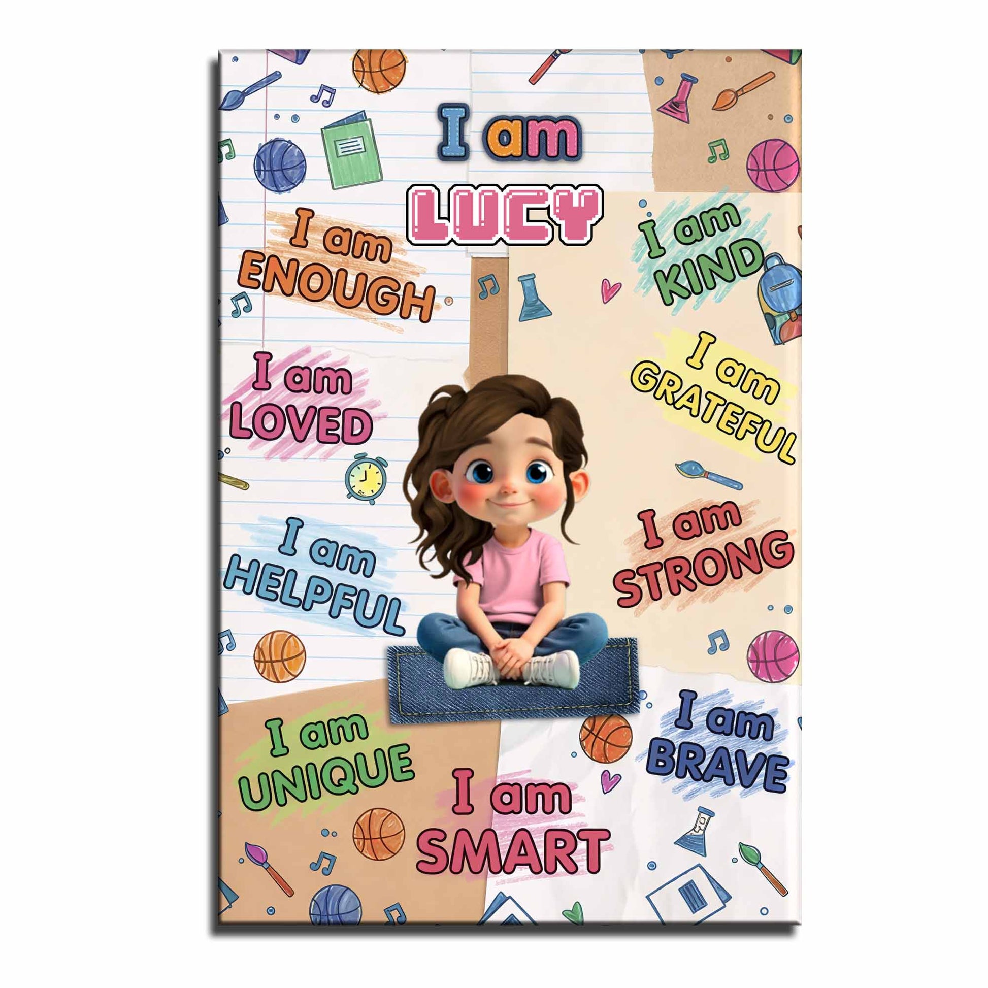 I Am Enough, I Am Loved, I Am Brave Poster