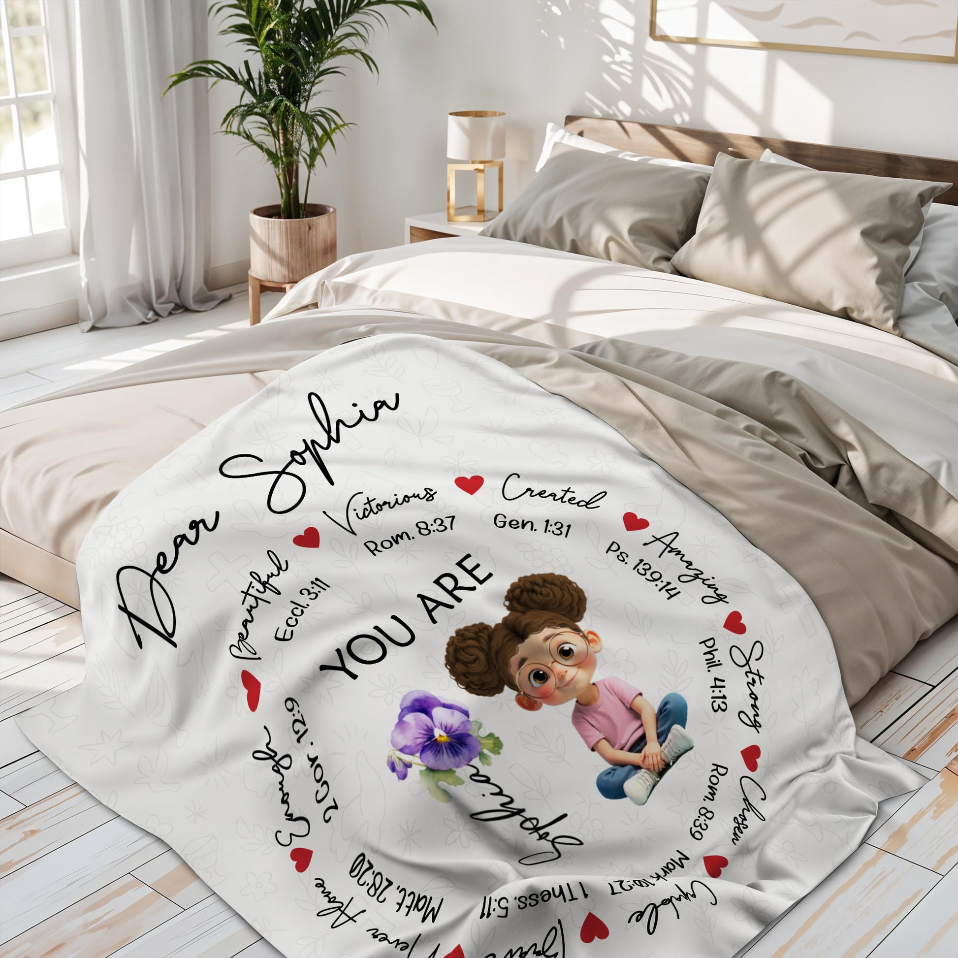 Dear [Custom Name], You Are Beautiful, Victorious, Created, Amazing