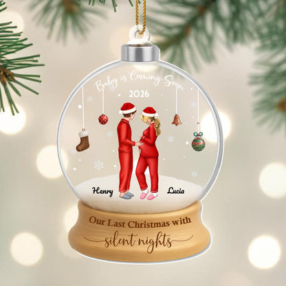 Our Last Christmas With Silent Nights, Pregnant Couple