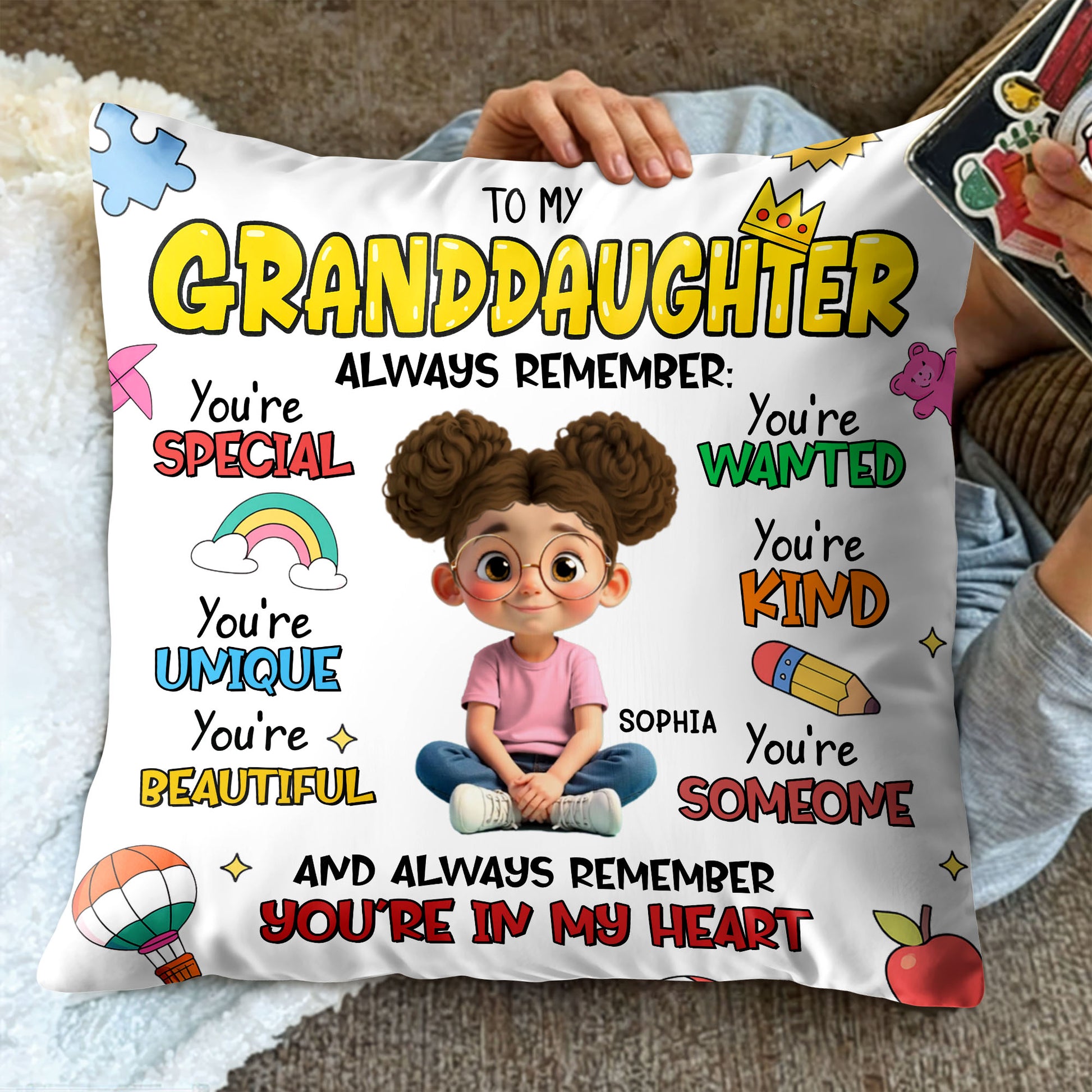 To My Granddaughter Always Remember You're Special